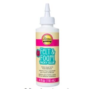 Aleene's Felt and Foam Tacky Glue, 4 FL OZ, Original Version, 4 FL OZ, New